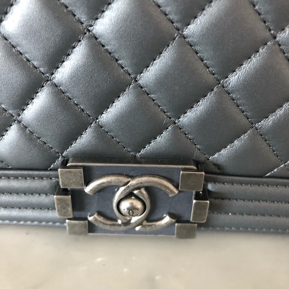 SOLD ❤️in other site Chanel Le Boy 2014 Mint - Picture 2 of 8